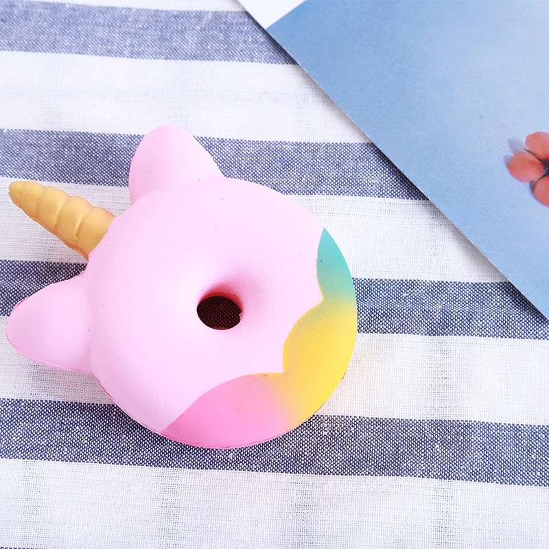 Squishy Unicorn Donut Toy