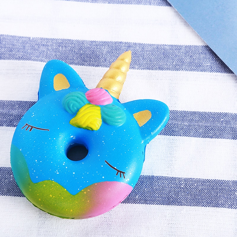 Squishy Unicorn Donut Toy