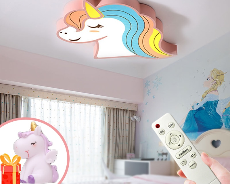 Kids Ceiling Light Unicorn Fixture