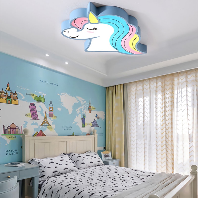 Kids Ceiling Light Unicorn Fixture