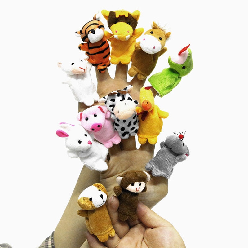 Finger Puppets 12PC Set Plush Toy