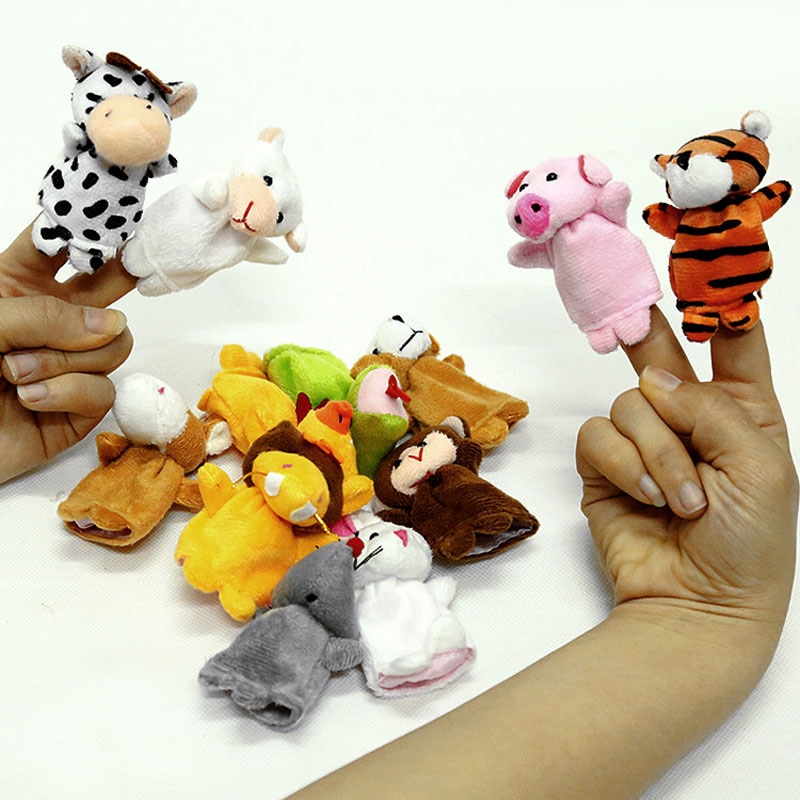 Finger Puppets 12PC Set Plush Toy