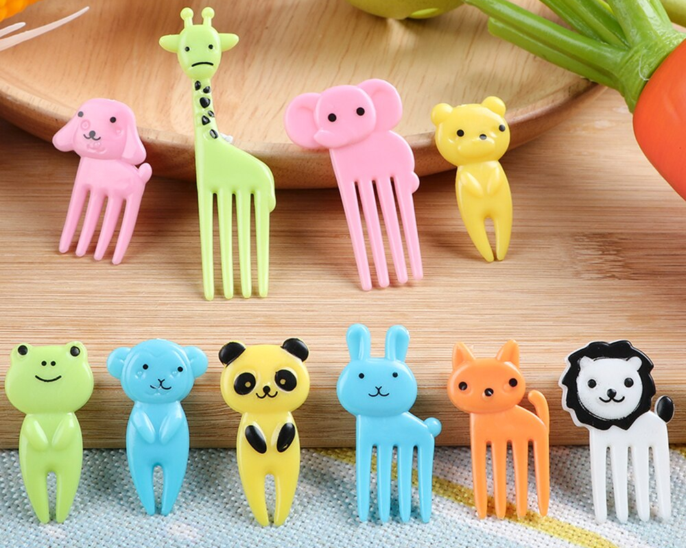 Dessert Fork Mini Animal Toothpicks