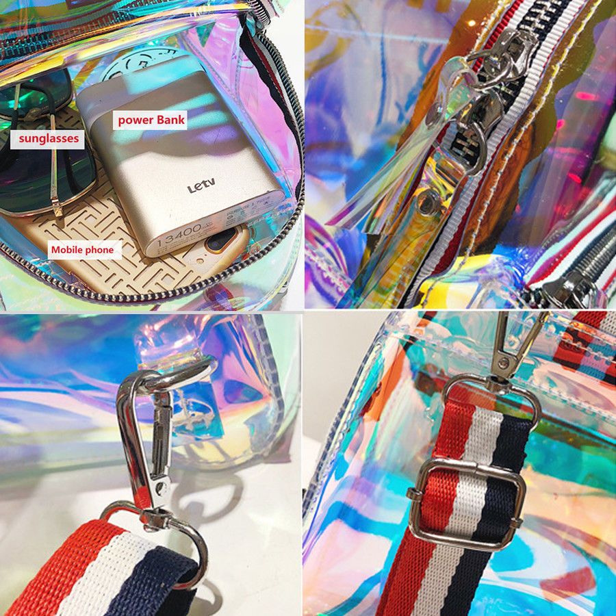 Transparent Backpack Girls Fashion Bag