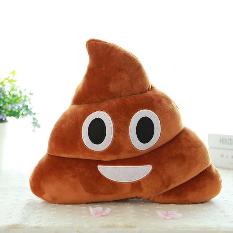 Poop Emoji Pillow Cute Soft Cushion