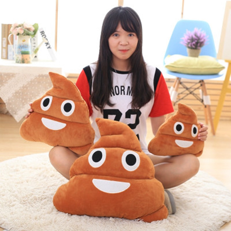 Poop Emoji Pillow Cute Soft Cushion
