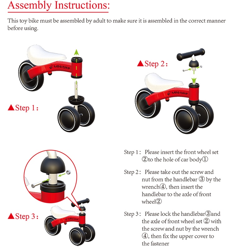 Kids Ride On Toy Baby Mini Trike