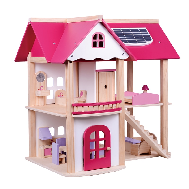 Doll House For Girls Wooden Villa