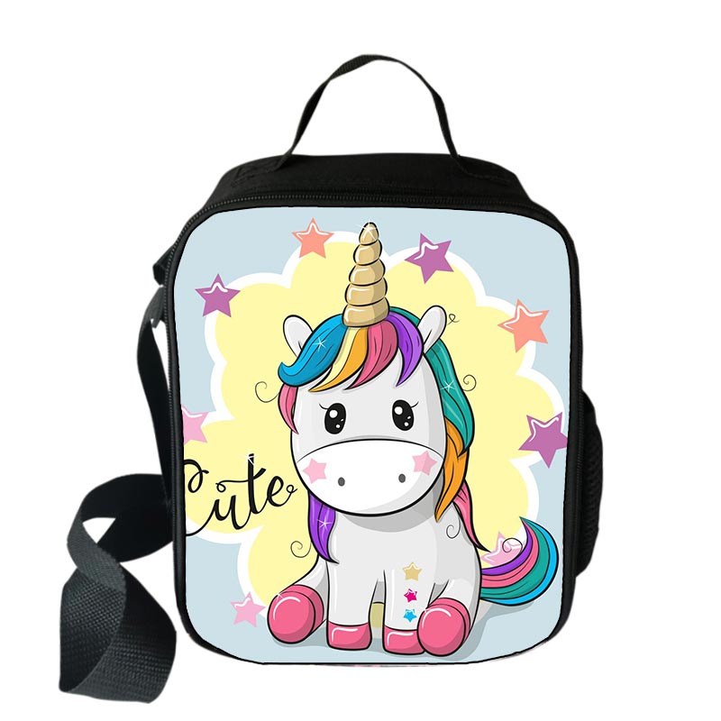 Unicorn Lunch Bag Colorful Food Bag