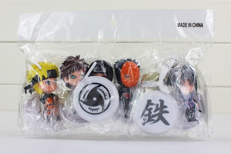 Anime Action Figure Naruto Cute Toys (6pcs)