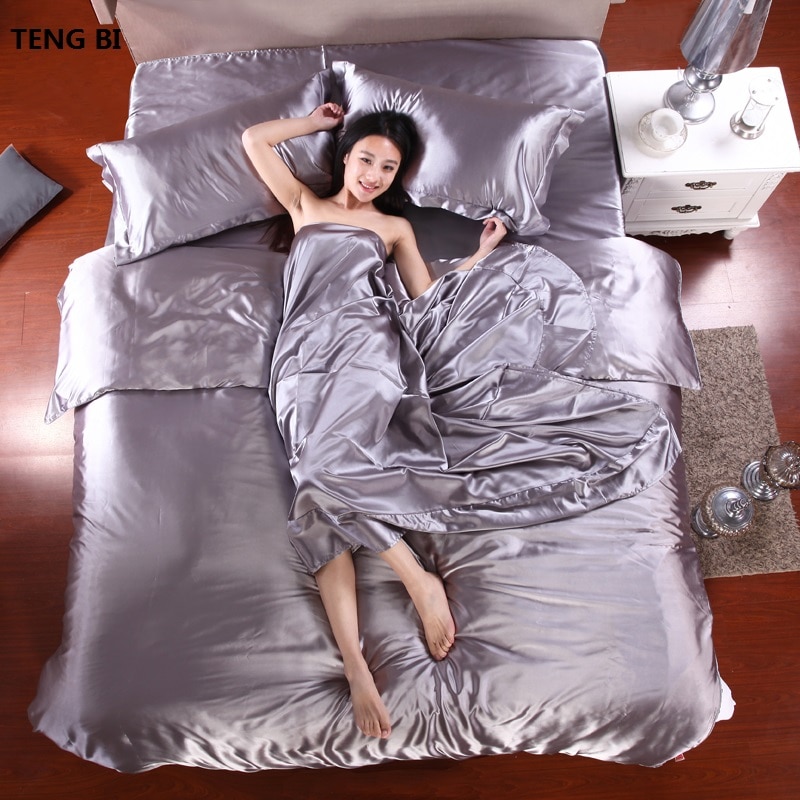 Silk Bed Set Bedding Clothes