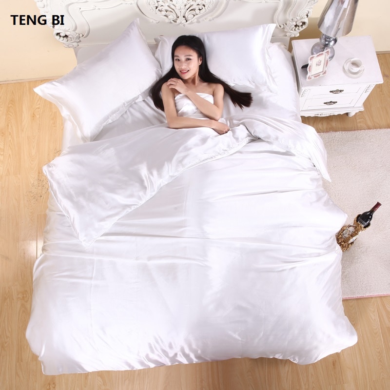 Silk Bed Set Bedding Clothes