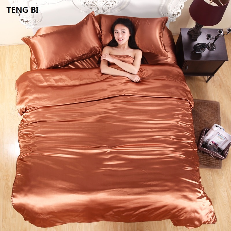 Silk Bed Set Bedding Clothes