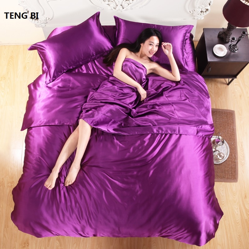 Silk Bed Set Bedding Clothes