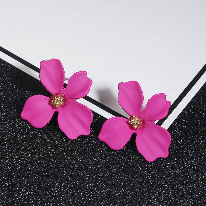 Flower Earrings Ladies Accessory