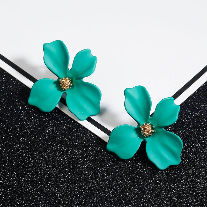 Flower Earrings Ladies Accessory