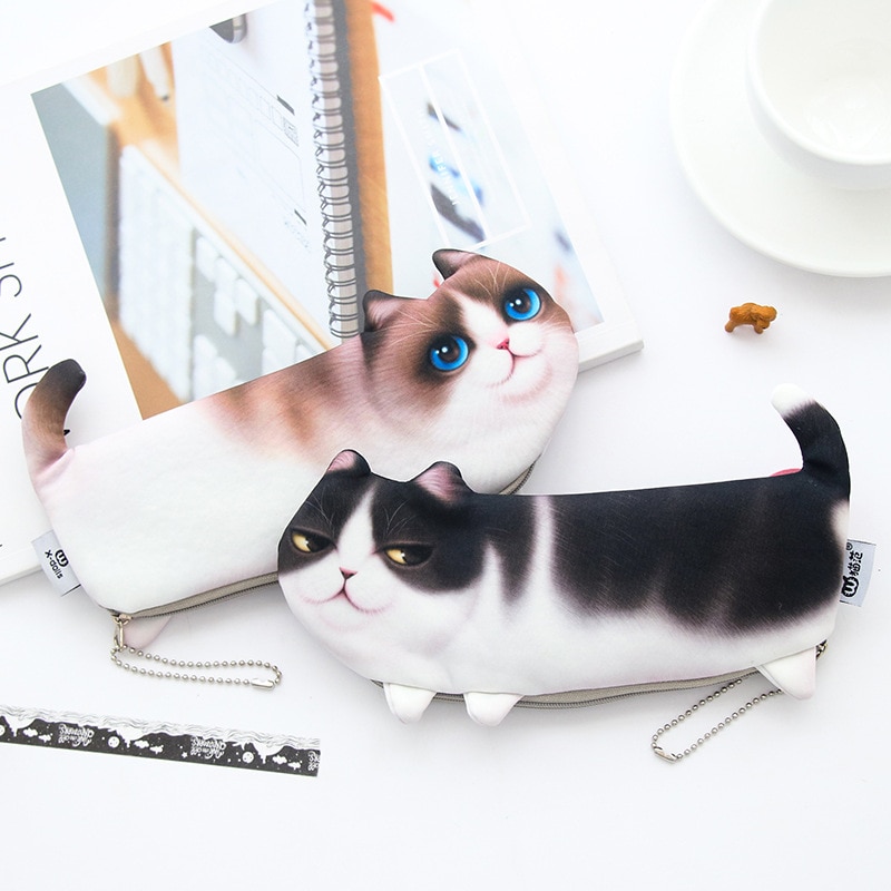 Pencil Cases For Girls Cute Cat Design