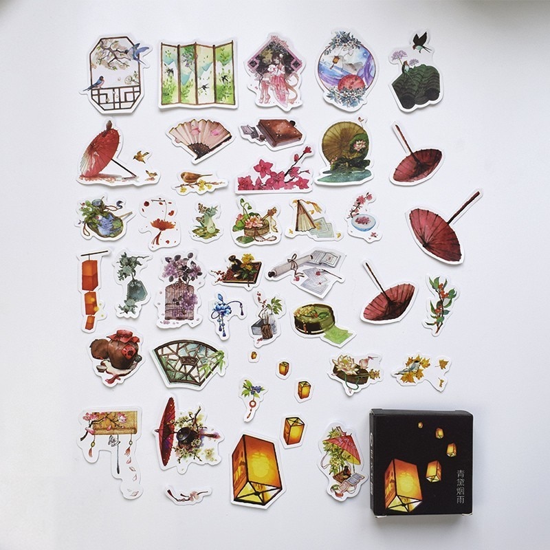 Cute Stickers DIY Album Decorations (40 pieces)