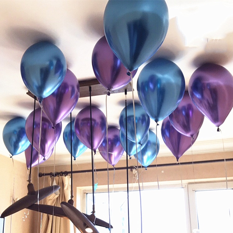 Metallic Balloons DIY Party Decors