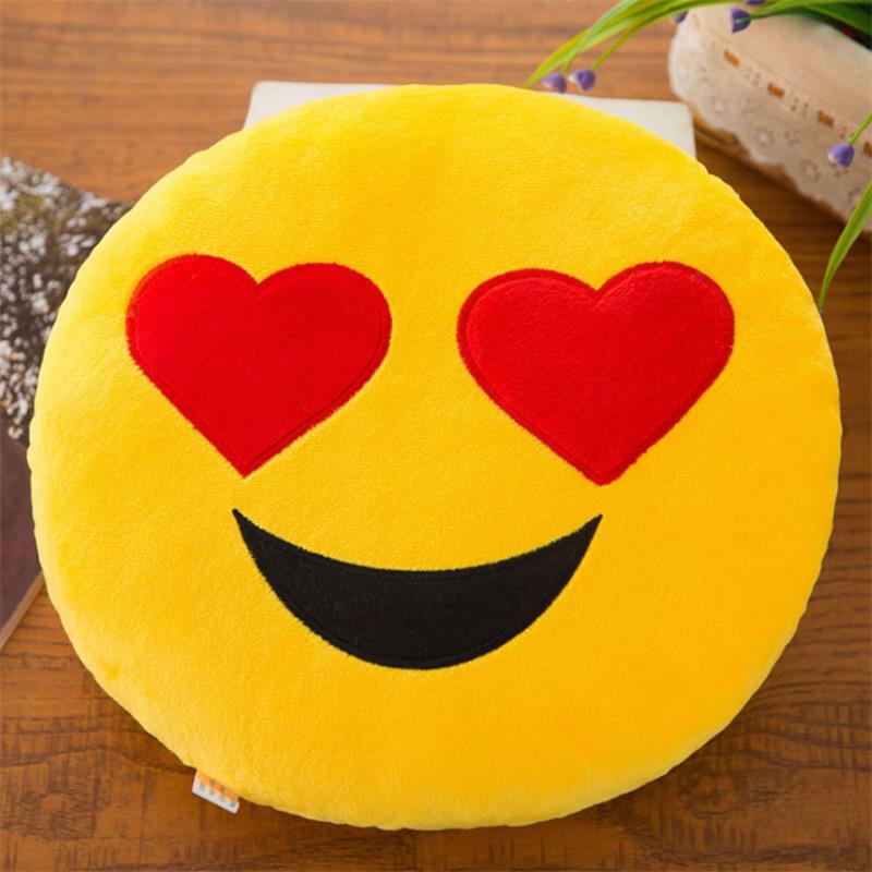 Emoji Pillows Round Cushion