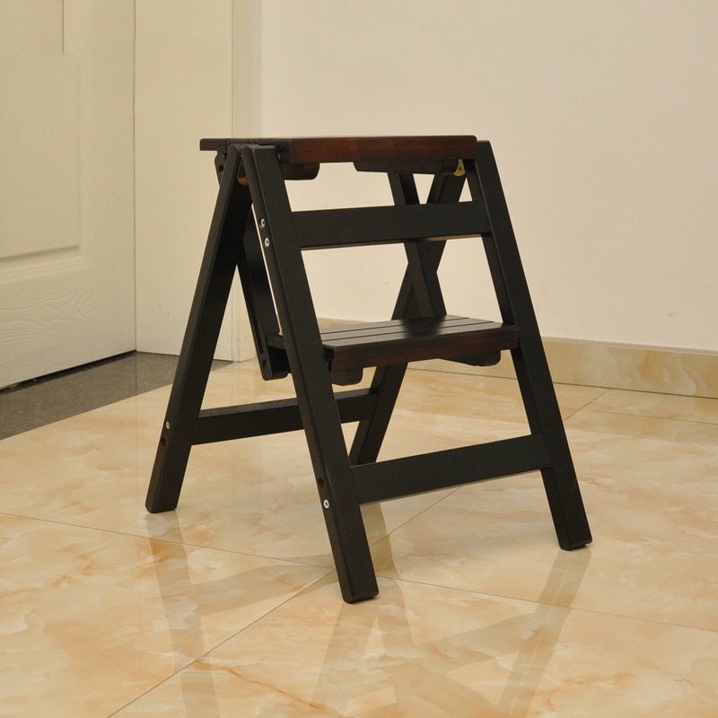 Folding Ladder Wooden Material