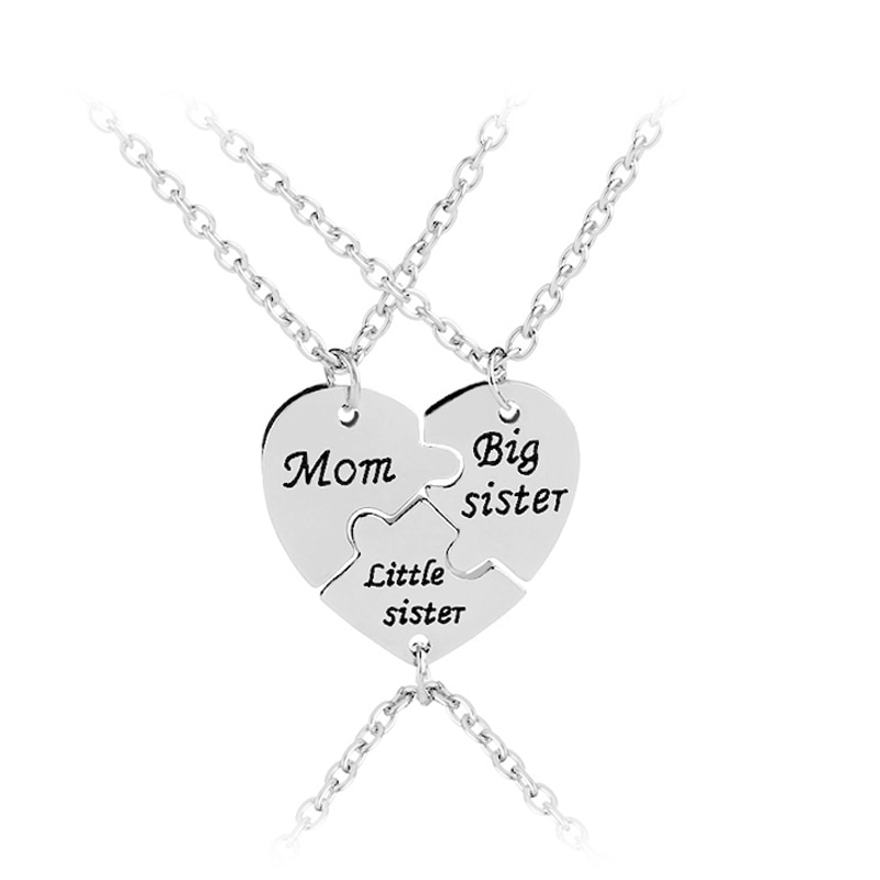 Family Necklace Mother Sister Pendants