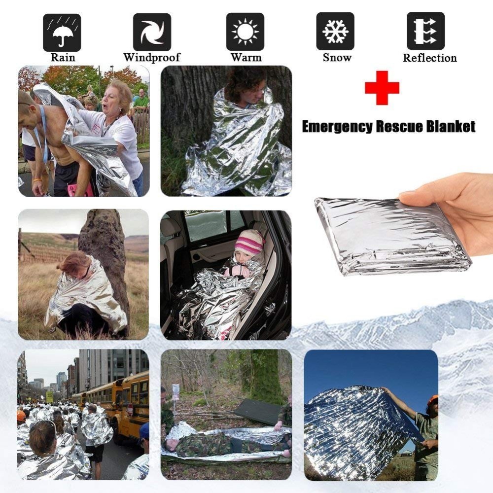 Emergency Blanket Survival Thermal Protection