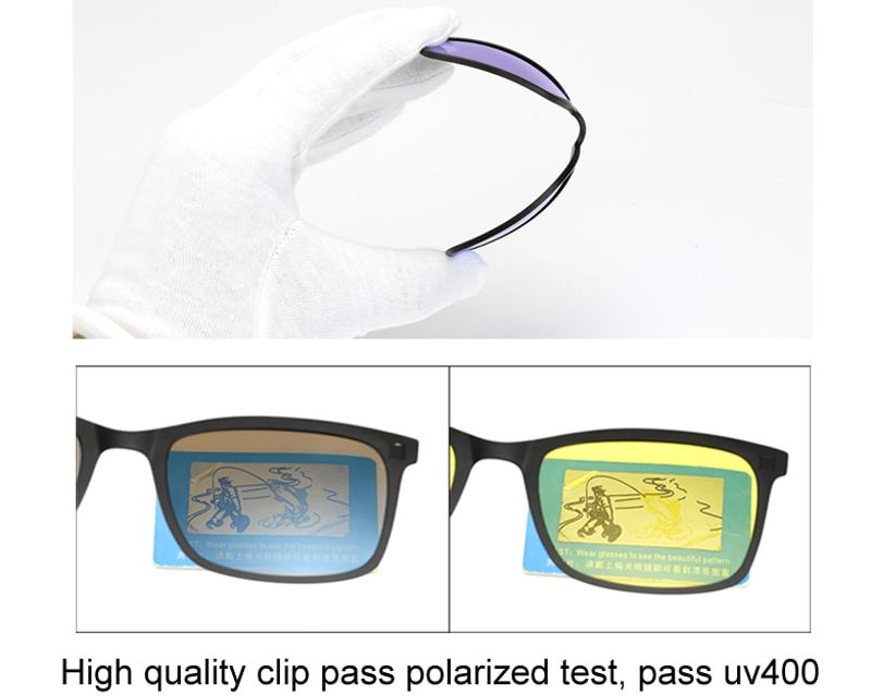 Clip On Glasses 5in1 Magnetic Eyewear