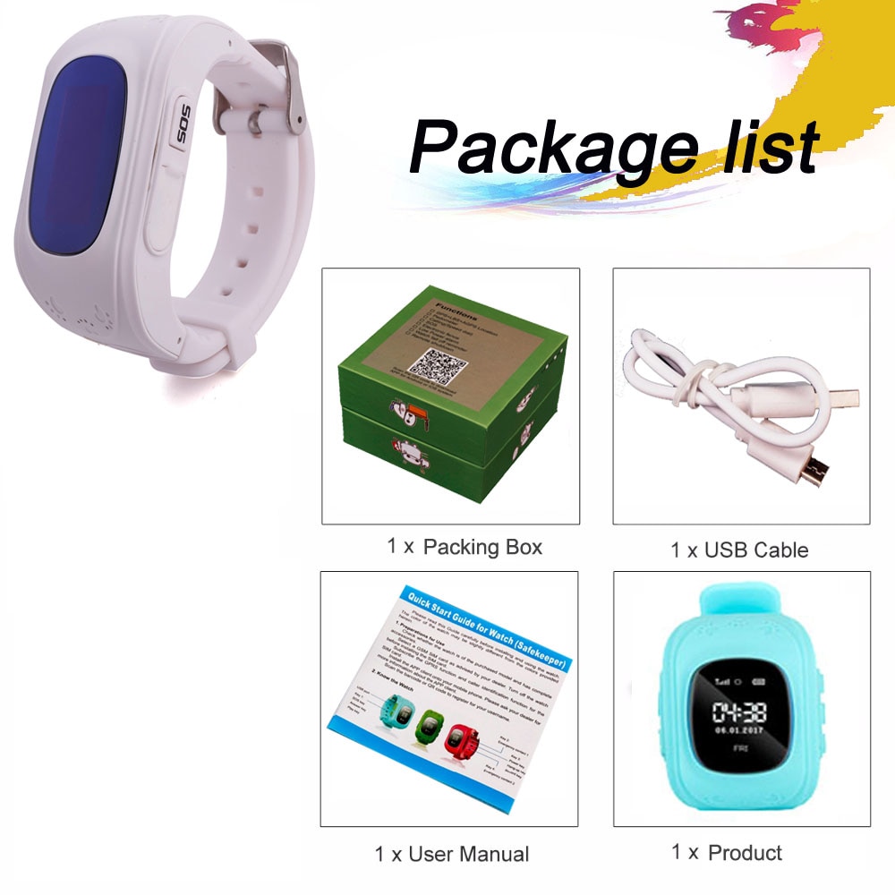 GPS Tracker Watch Safety Locator