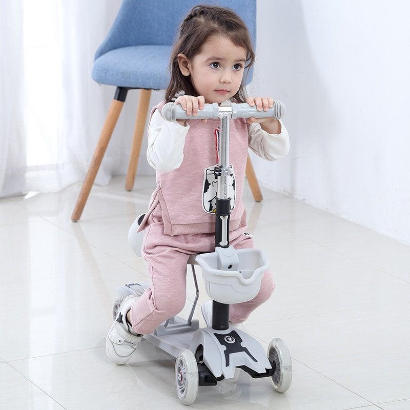 3 Wheel Scooter Removable Seat For Kids