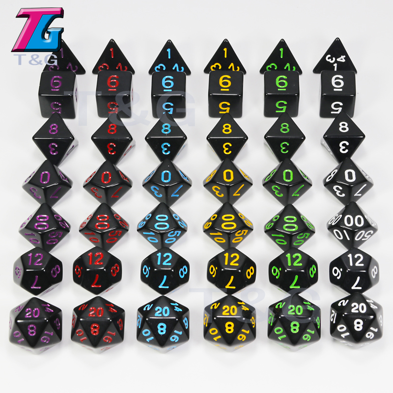 Dice 7pcs Board Games Accessory