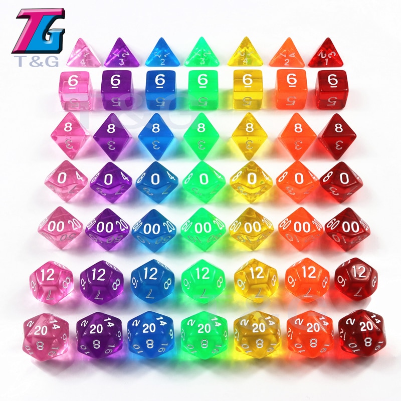 Dice 7pcs Board Games Accessory