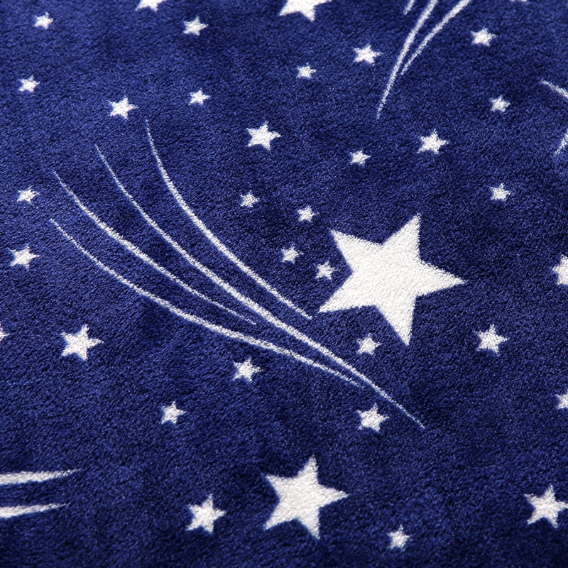 Soft Blanket Galaxy Stars Design