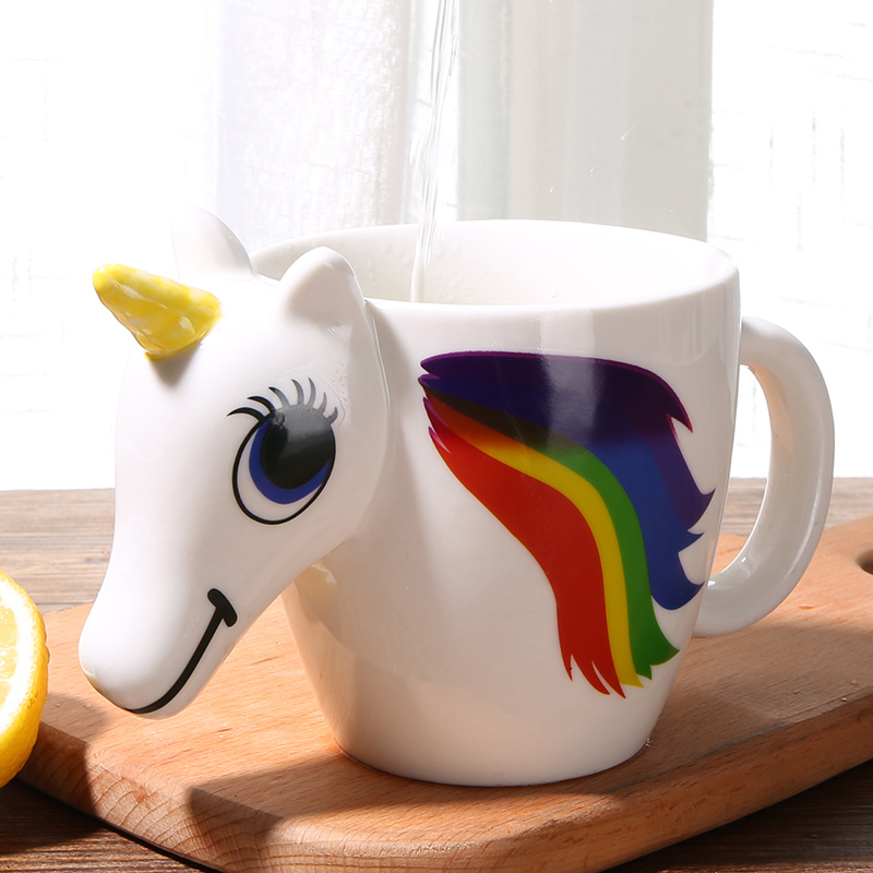 Magic Cup Unicorn Cartoon Mug