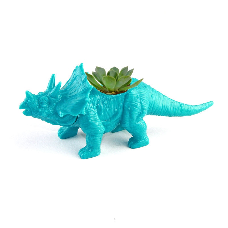 Plastic Pots Dinosaur Design