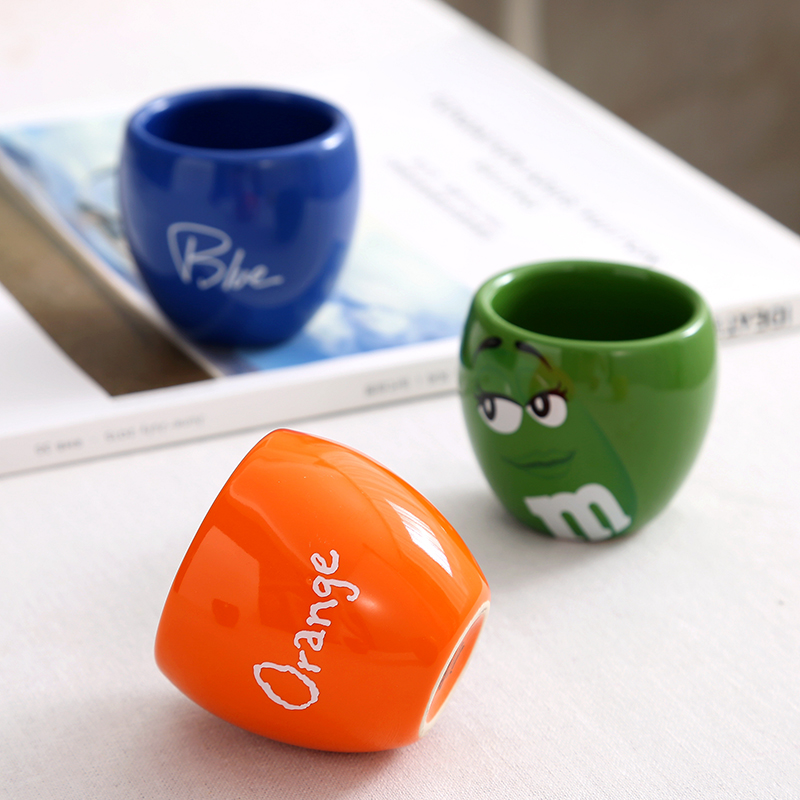 Cute Mugs Cartoon M&Ms Cups