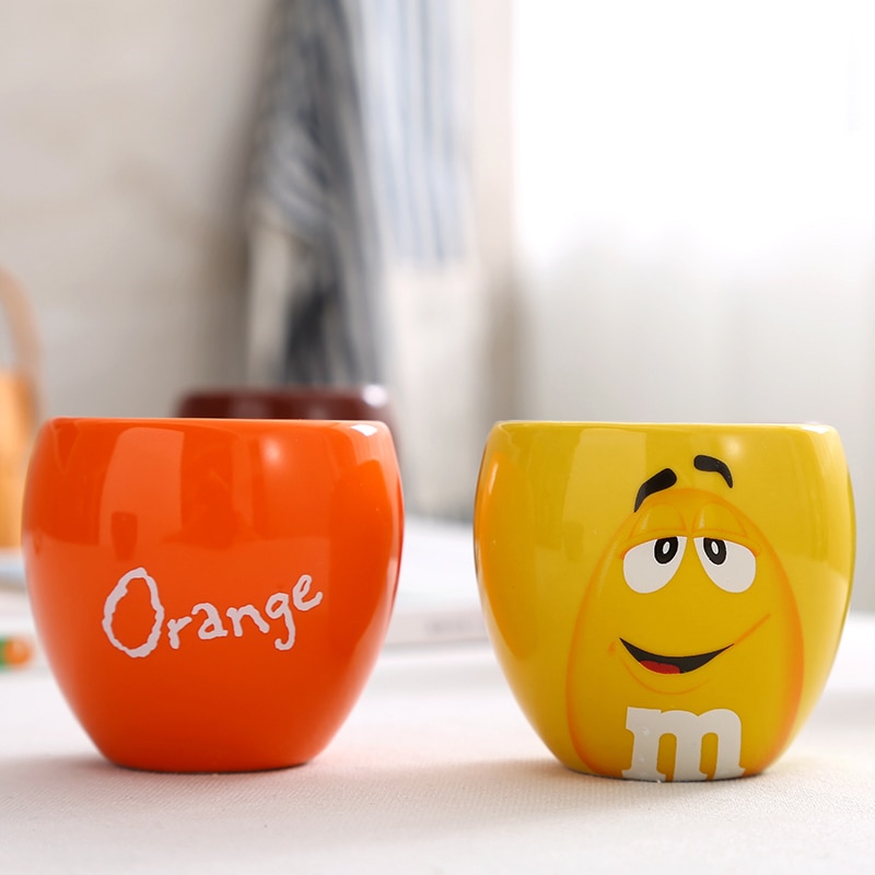 Cute Mugs Cartoon M&Ms Cups