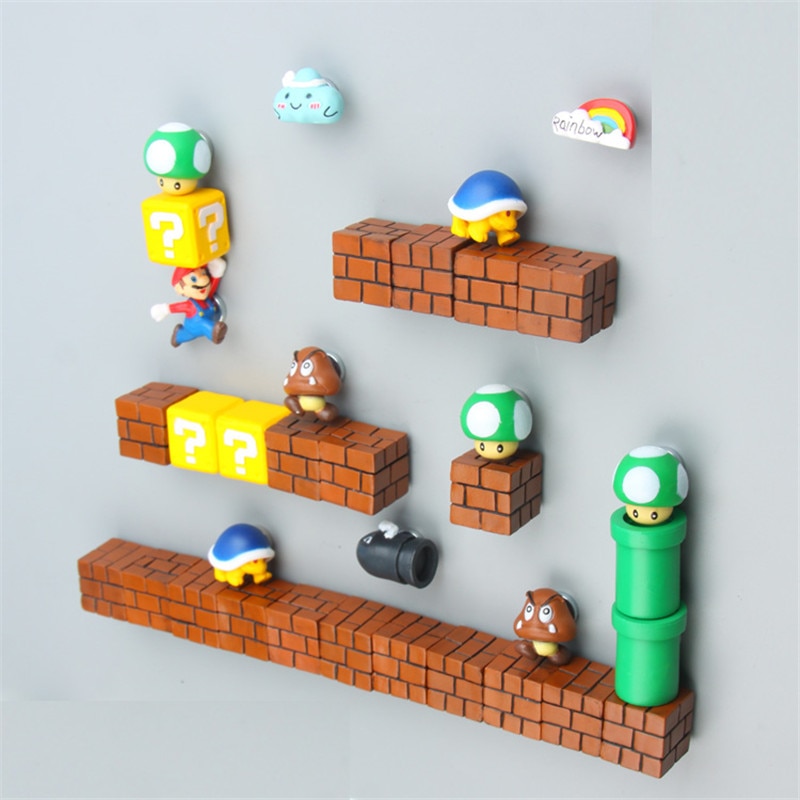 Refrigerator Magnets Super Mario Display