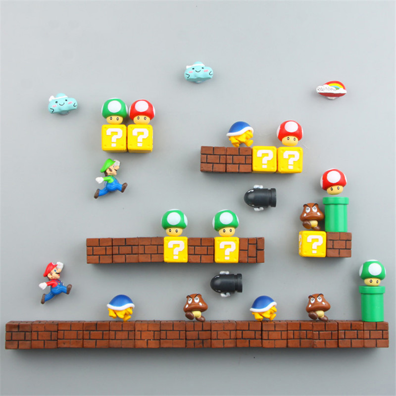 Refrigerator Magnets Super Mario Display