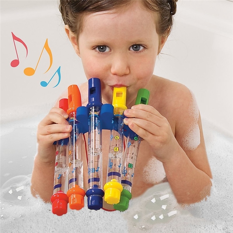Bath Toys Colorful Water Flute