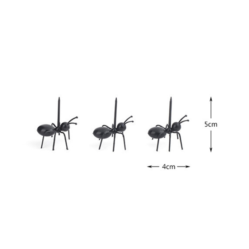 Ant Shape Plastic Fork Cutlery (Set of 12)