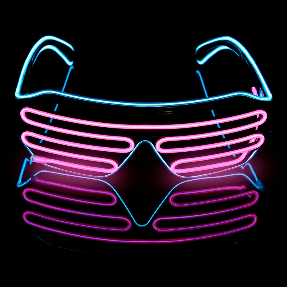 Novelty LED Rave Glasses