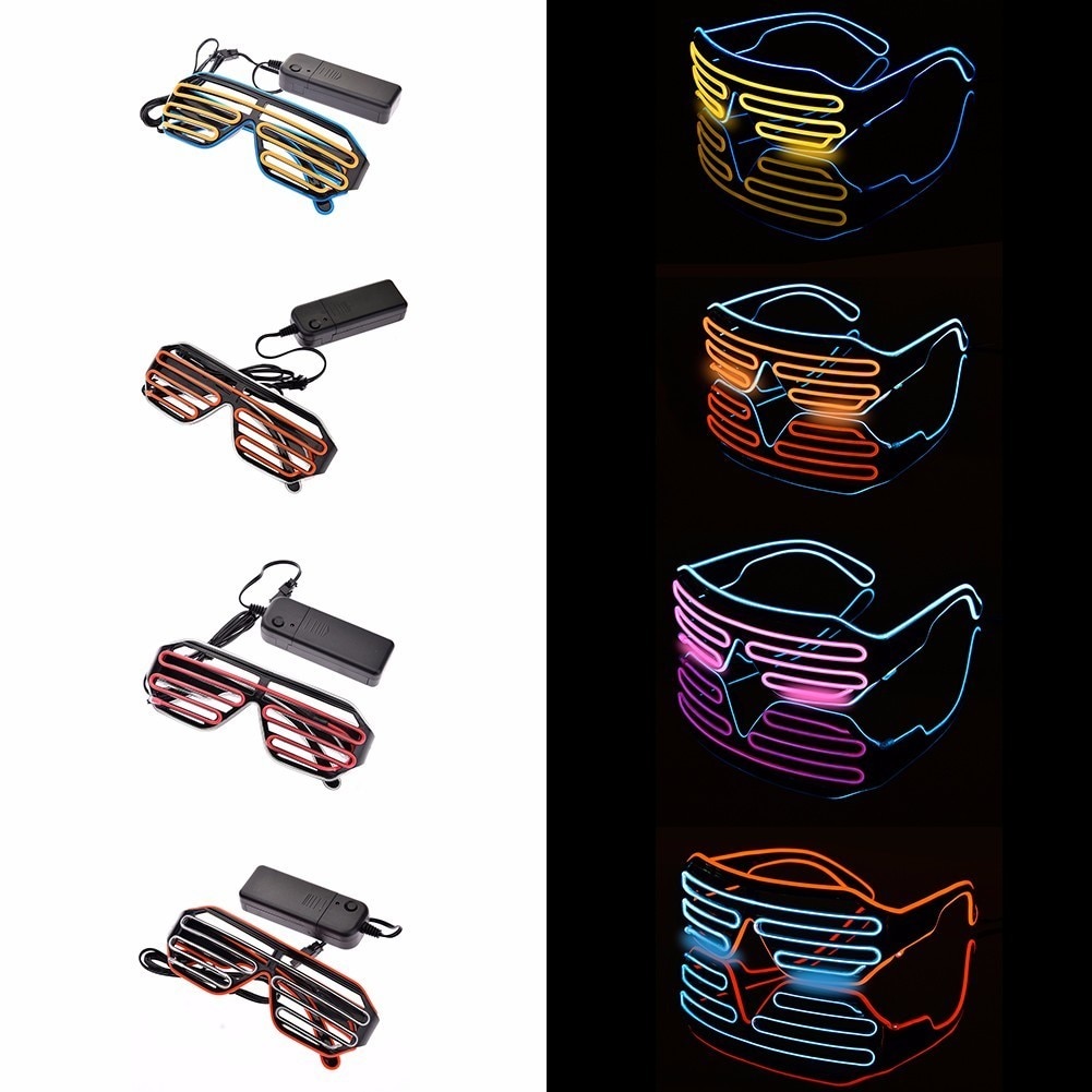 Novelty LED Rave Glasses