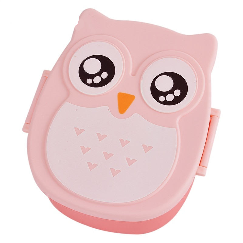 Cute Owl Pattern Kids Lunch Box