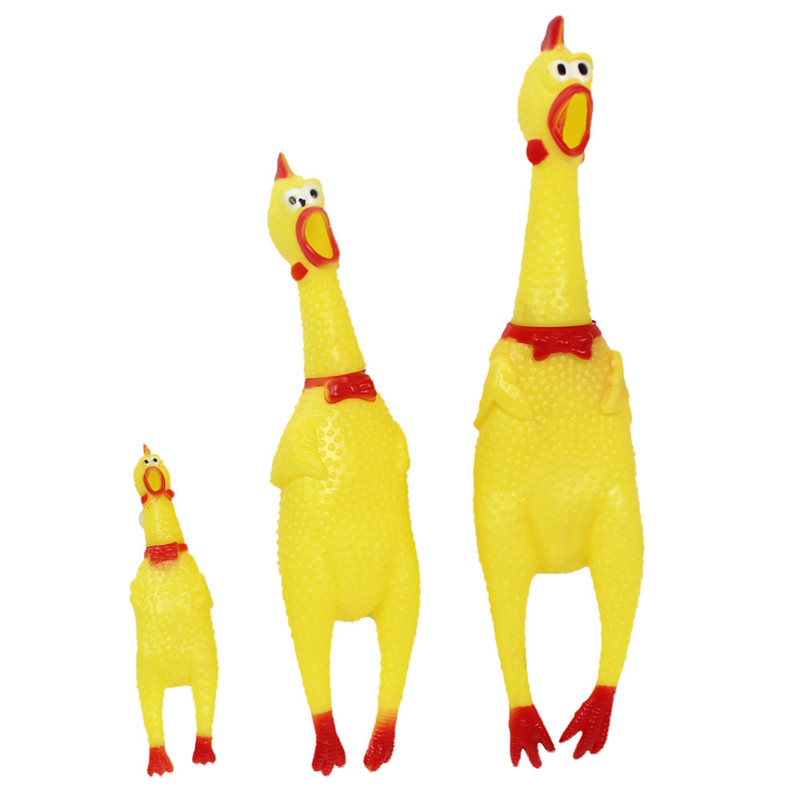 Screaming Rubber Chicken Funny Toy