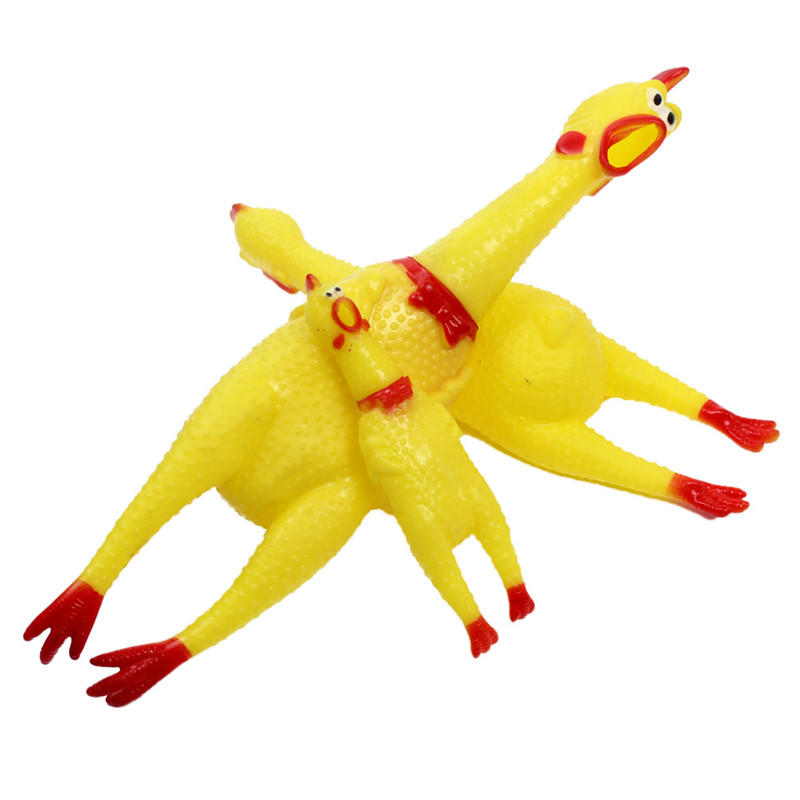 Screaming Rubber Chicken Funny Toy
