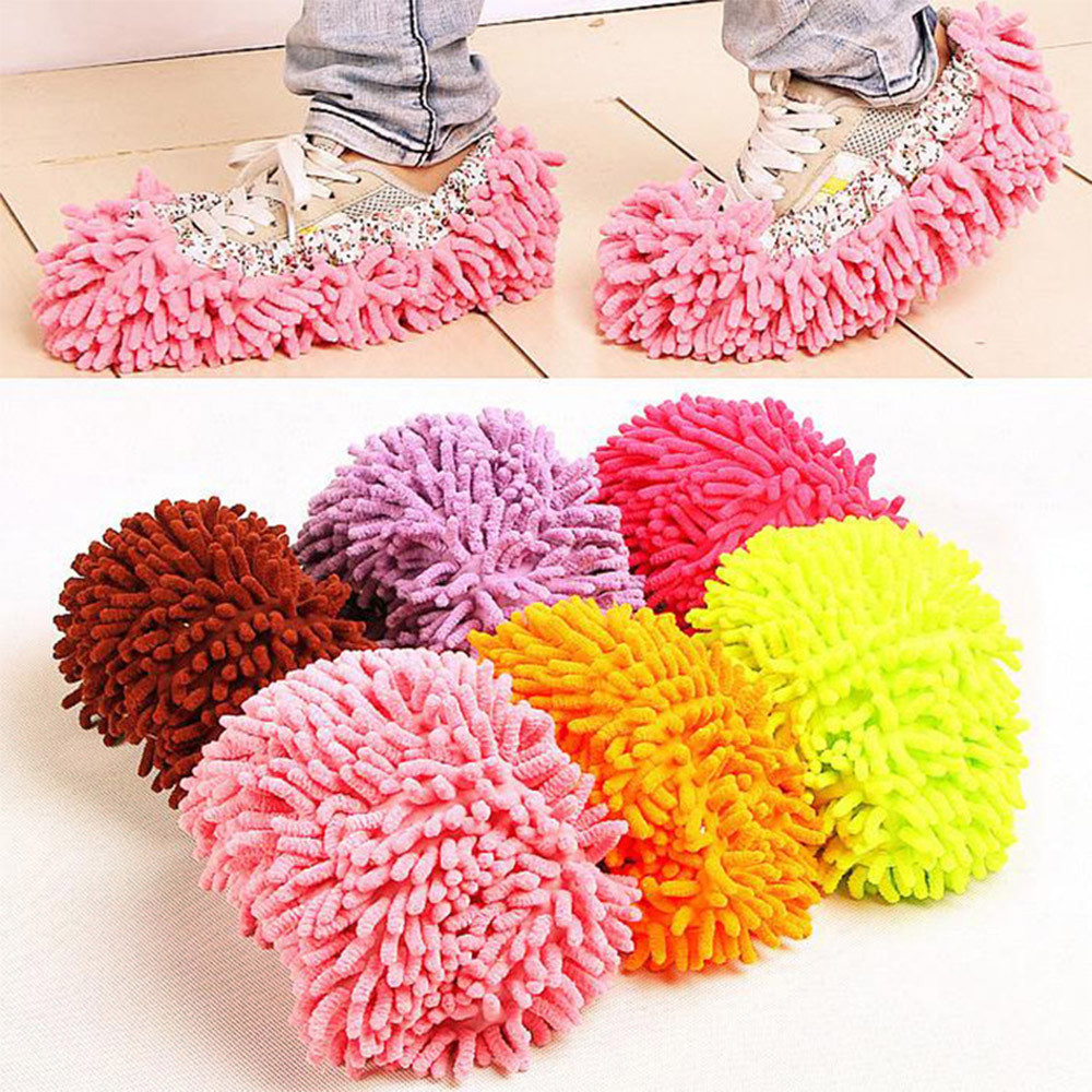 Dust Mop Slippers