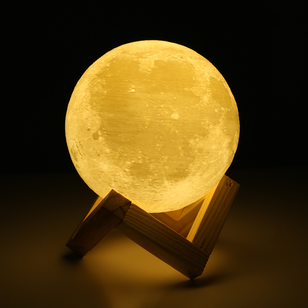 Rechargeable 3D Moon Night Lamp