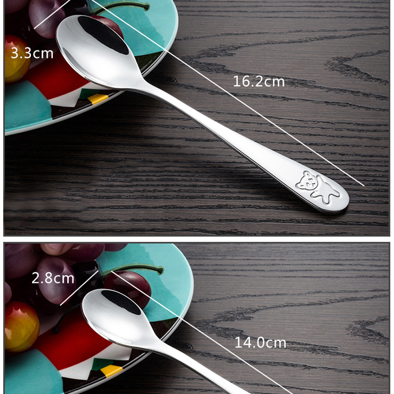 Children’s Cutlery Set Stainless Steel Panda