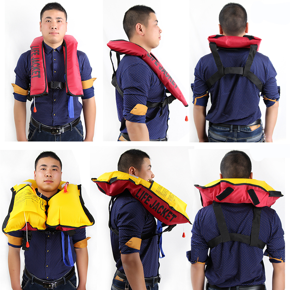 Inflatable Life Jacket and Life Vest